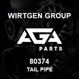 80374 Wirtgen Group TAIL PIPE | AGA Parts