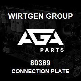 80389 Wirtgen Group CONNECTION PLATE | AGA Parts