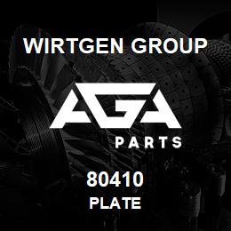 80410 Wirtgen Group PLATE | AGA Parts