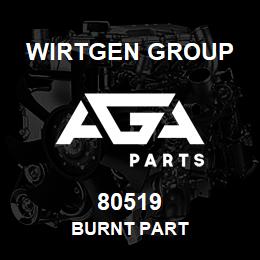 80519 Wirtgen Group BURNT PART | AGA Parts