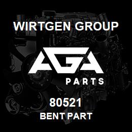 80521 Wirtgen Group BENT PART | AGA Parts