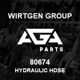 80674 Wirtgen Group HYDRAULIC HOSE | AGA Parts