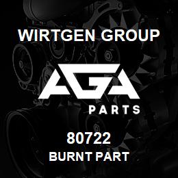 80722 Wirtgen Group BURNT PART | AGA Parts