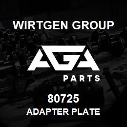 80725 Wirtgen Group ADAPTER PLATE | AGA Parts