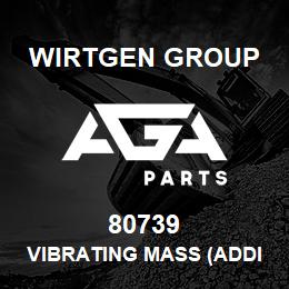 80739 Wirtgen Group VIBRATING MASS (ADDITIONAL) | AGA Parts