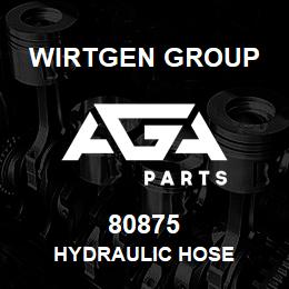 80875 Wirtgen Group HYDRAULIC HOSE | AGA Parts