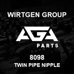 8098 Wirtgen Group TWIN PIPE NIPPLE | AGA Parts