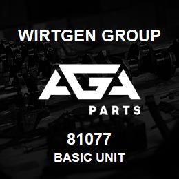 81077 Wirtgen Group BASIC UNIT | AGA Parts