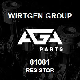 81081 Wirtgen Group RESISTOR | AGA Parts