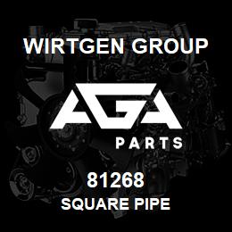 81268 Wirtgen Group SQUARE PIPE | AGA Parts