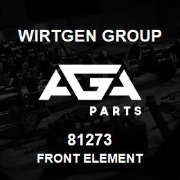 81273 Wirtgen Group FRONT ELEMENT | AGA Parts