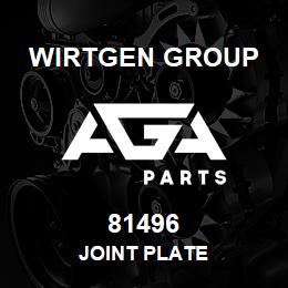 81496 Wirtgen Group JOINT PLATE | AGA Parts