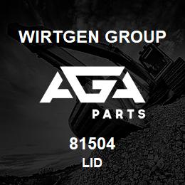 81504 Wirtgen Group LID | AGA Parts