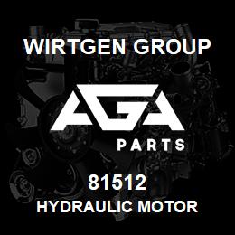 81512 Wirtgen Group HYDRAULIC MOTOR | AGA Parts