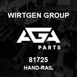 81725 Wirtgen Group HAND-RAIL | AGA Parts