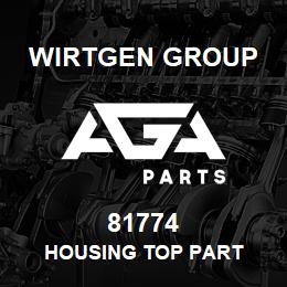 81774 Wirtgen Group HOUSING TOP PART | AGA Parts