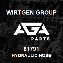 81791 Wirtgen Group HYDRAULIC HOSE | AGA Parts