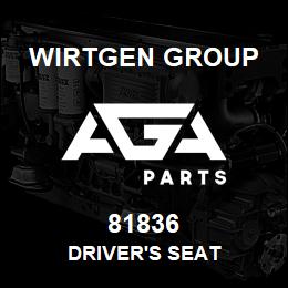 81836 Wirtgen Group DRIVER'S SEAT | AGA Parts