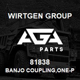 81838 Wirtgen Group BANJO COUPLING,ONE-PIECE BOLT | AGA Parts