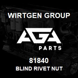 81840 Wirtgen Group BLIND RIVET NUT | AGA Parts