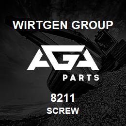 8211 Wirtgen Group SCREW | AGA Parts