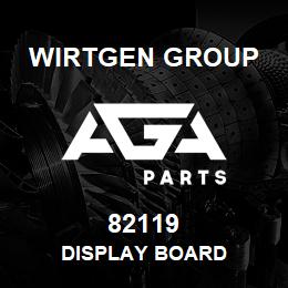 82119 Wirtgen Group DISPLAY BOARD | AGA Parts