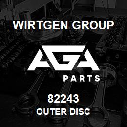 82243 Wirtgen Group OUTER DISC | AGA Parts