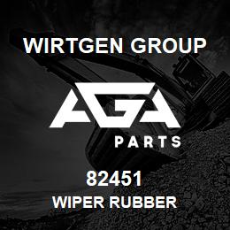 82451 Wirtgen Group WIPER RUBBER | AGA Parts