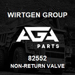 82552 Wirtgen Group NON-RETURN VALVE | AGA Parts