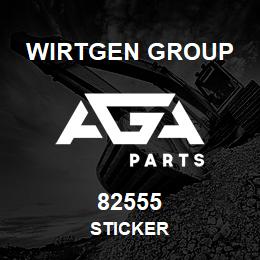 82555 Wirtgen Group STICKER | AGA Parts