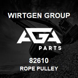 82610 Wirtgen Group ROPE PULLEY | AGA Parts