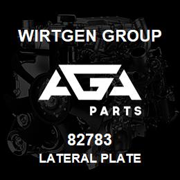 82783 Wirtgen Group LATERAL PLATE | AGA Parts