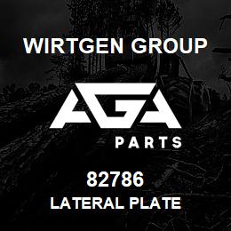 82786 Wirtgen Group LATERAL PLATE | AGA Parts