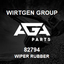 82794 Wirtgen Group WIPER RUBBER | AGA Parts