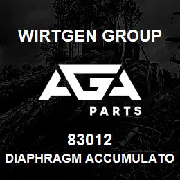 83012 Wirtgen Group DIAPHRAGM ACCUMULATOR | AGA Parts