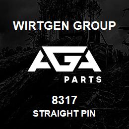 8317 Wirtgen Group STRAIGHT PIN | AGA Parts