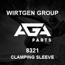 8321 Wirtgen Group CLAMPING SLEEVE | AGA Parts