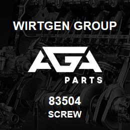 83504 Wirtgen Group SCREW | AGA Parts