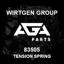 83505 Wirtgen Group TENSION SPRING | AGA Parts