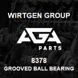 8378 Wirtgen Group GROOVED BALL BEARING | AGA Parts