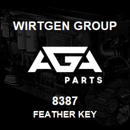 8387 Wirtgen Group FEATHER KEY | AGA Parts