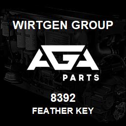 8392 Wirtgen Group FEATHER KEY | AGA Parts