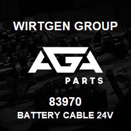 83970 Wirtgen Group BATTERY CABLE 24V | AGA Parts