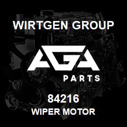 84216 Wirtgen Group WIPER MOTOR | AGA Parts