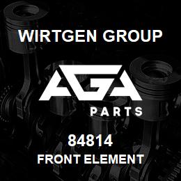 84814 Wirtgen Group FRONT ELEMENT | AGA Parts