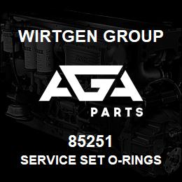 85251 Wirtgen Group SERVICE SET O-RINGS | AGA Parts