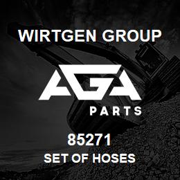 85271 Wirtgen Group SET OF HOSES | AGA Parts