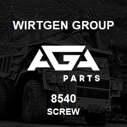 8540 Wirtgen Group SCREW | AGA Parts