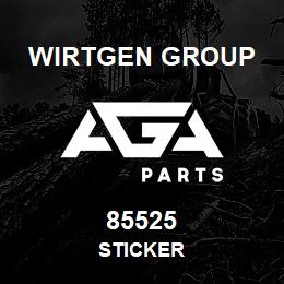 85525 Wirtgen Group STICKER | AGA Parts