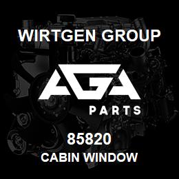 85820 Wirtgen Group CABIN WINDOW | AGA Parts